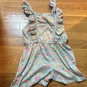 Freestyle Pastel Floral Kids Romper